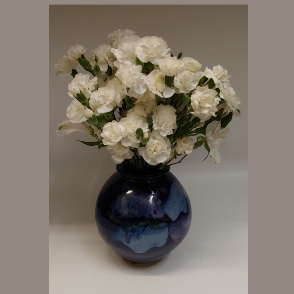 #220723 Vase Cobalt Blue $24 at Hunter Wolff Gallery